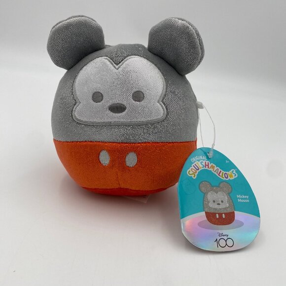Squishmallows Mickey Mouse Disney 100th Anniversary Plush 6" Stuffed Animal Toy - Picture 1 of 8
